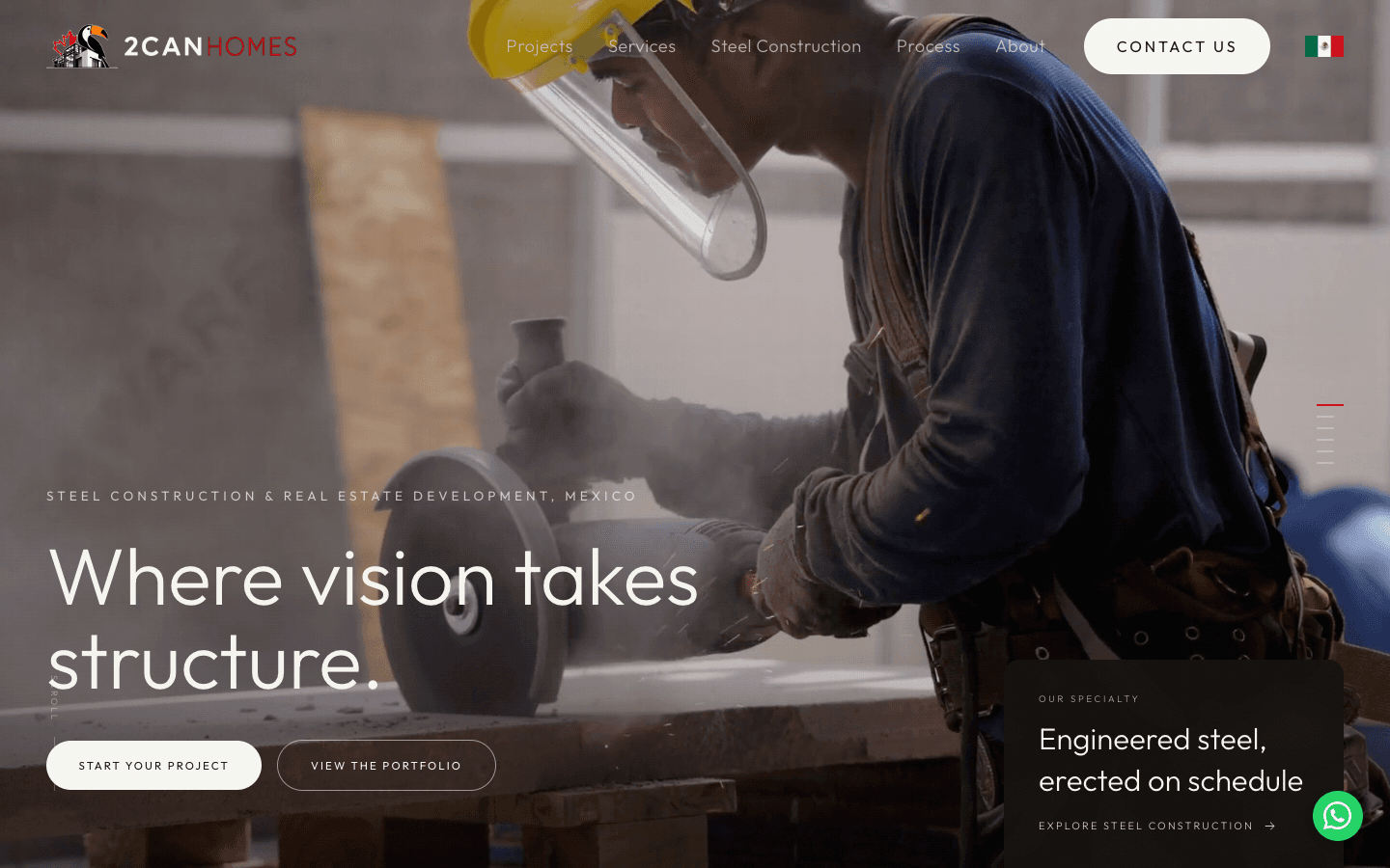 2Can Homes website